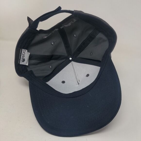 Bozkee Men's Strapback Hat Gray OSFM Cedar Point Valravn Rollercoaster Logo - Picture 6 of 8